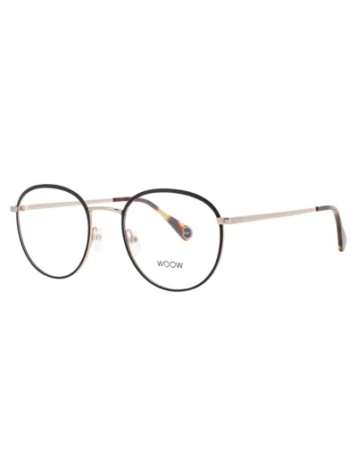 Woow Rush Hour 1 Stainless Steel Eyeglasses For Men In Black