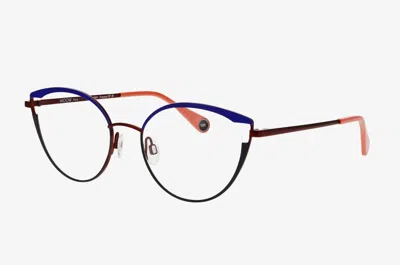 Woow Women's Day Off 2 9620m Flash Frames Eyewear In Matte Blue In Multi