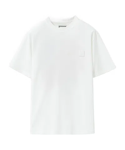 Wooyoungmi Appliqué Logo T-shirt In White