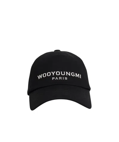 Wooyoungmi Aurora Baseball Cap In Black