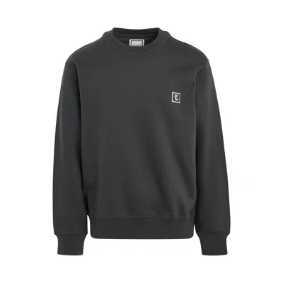 Wooyoungmi Gray Graphic Sweatshirt In 741g Grey