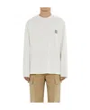 Wooyoungmi Backlogo Long-sleeved T-shirt In White