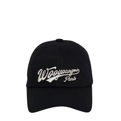 Wooyoungmi Baseball Logo Cap In Black