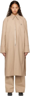 Wooyoungmi Beige Folding Coat In Beige 949e