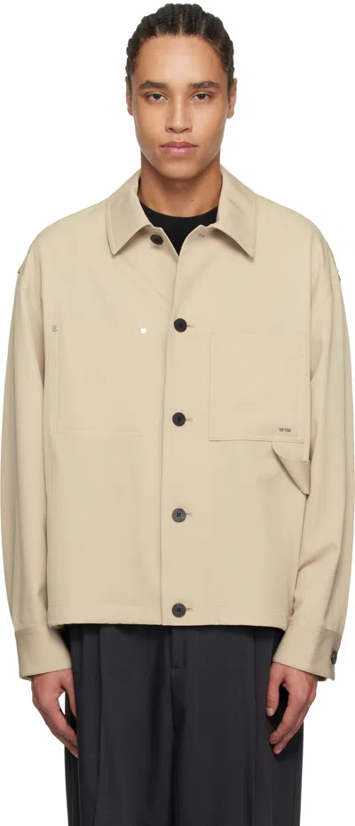 Wooyoungmi Beige Pocket Detail Shirt In Beige912e