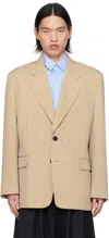 Wooyoungmi Beige Two-button Blazer In 907e Beige