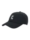 Wooyoungmi Black Baseball Cap With Logo On The Front And Logo Lettering On The Rear In Cotton Man In Black