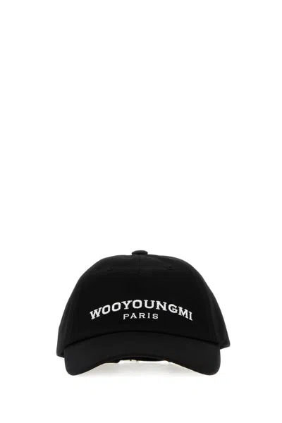 Wooyoungmi Black Cotton Baseball Cap