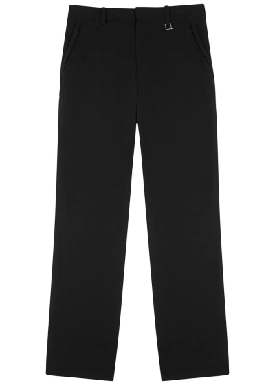 Wooyoungmi Black Cotton-twill Trousers