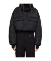 Wooyoungmi Black Cropped Down Jacket