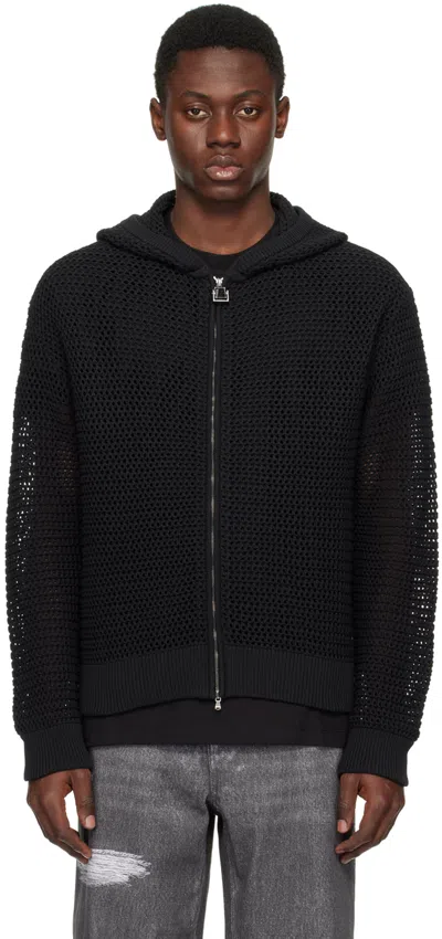 Wooyoungmi Black Hardware Hoodie In 530b Black