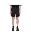 Wooyoungmi Black Nylon Banding Shorts In Black
