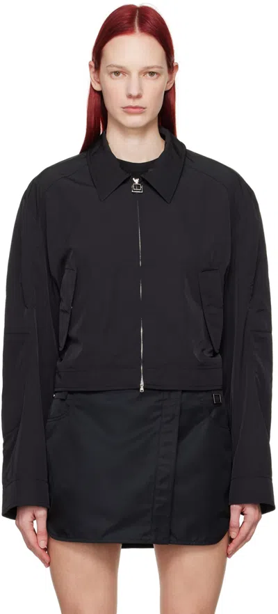 Wooyoungmi Black Tab Jacket In Black 932b