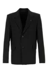 Wooyoungmi Single-breasted Blazer With Notch Lapel And Flap Pockets