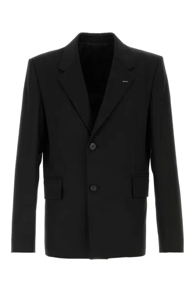 WOOYOUNGMI BLACK WOOL BLAZER