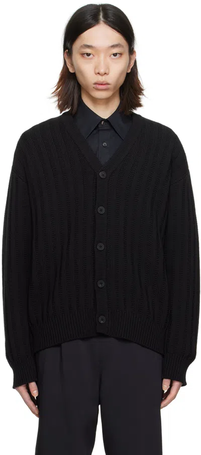 Wooyoungmi Black Y-neck Cardigan