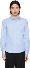 Wooyoungmi Blue Button Up Shirt In 802l Blue