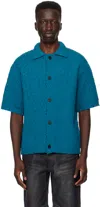Wooyoungmi Blue Open Cardigan In 523l Blue