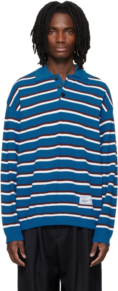 Wooyoungmi Striped Polo Shirt In Multi