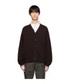Wooyoungmi Button Long-sleeved Cardigan In Black