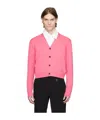 Wooyoungmi Button Long-sleeved Cardigan In Pink