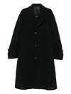 Wooyoungmi Buttoned Flap-pocket Coat In Black