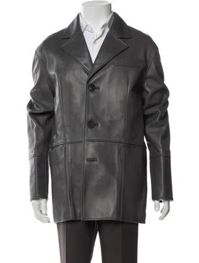 Pre-owned Wooyoungmi Coat In Gray