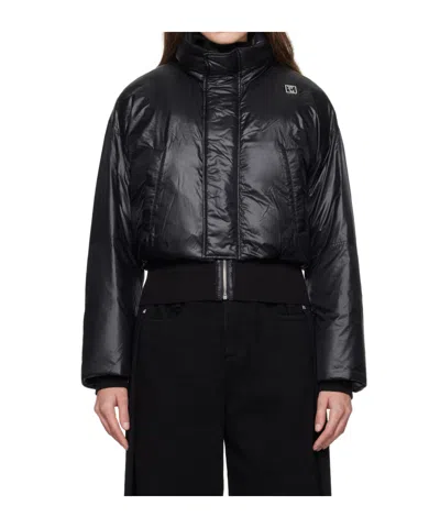 Wooyoungmi Coated Puffer Jacket In Black