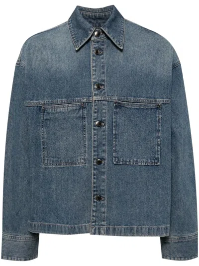 Wooyoungmi Corduroy Denim Jacket In Blue