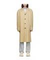 Wooyoungmi Beige Single Trench Coat In Brown