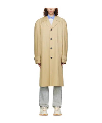 Wooyoungmi Beige Single Trench Coat In 918e Beige
