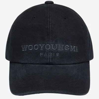 Wooyoungmi Cotton Baseball Cap In Black