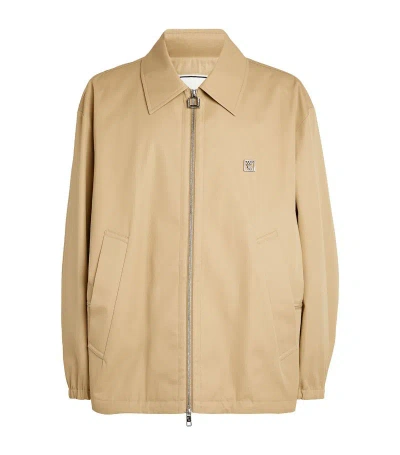 Wooyoungmi Cotton Collared Jacket In Beige