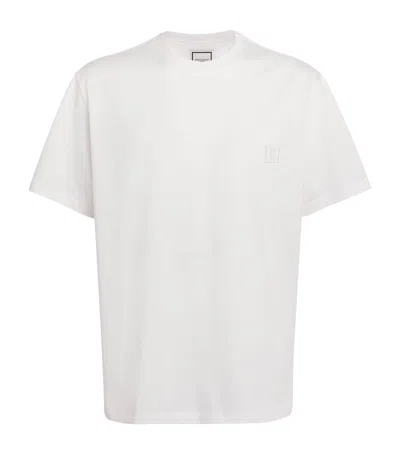 WOOYOUNGMI COTTON FLORAL PRINT T-SHIRT