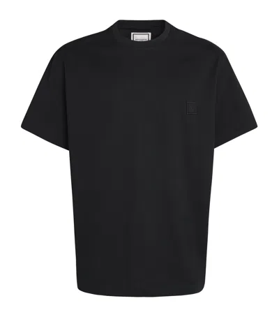 WOOYOUNGMI COTTON PATCH LOGO T-SHIRT