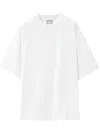 Wooyoungmi Off-white Flower Back Logo T-shirt In 白色