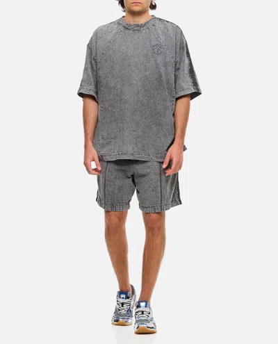 Wooyoungmi Gray Faded T-shirt In 995g Grey