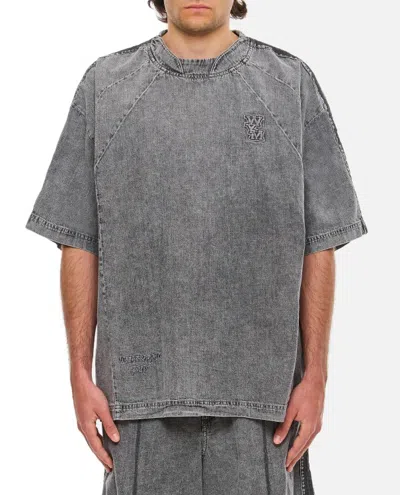 Wooyoungmi Gray Faded T-shirt In Grey