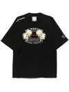 Wooyoungmi Crew Neck Cotton T-shirt With Graphic Print In Multi