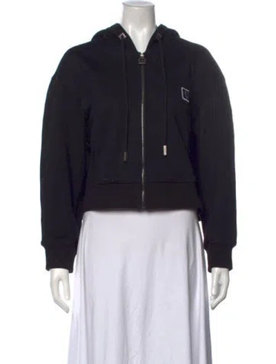 Pre-owned Wooyoungmi Crew Neck Long Sleeve Hoodie In Black