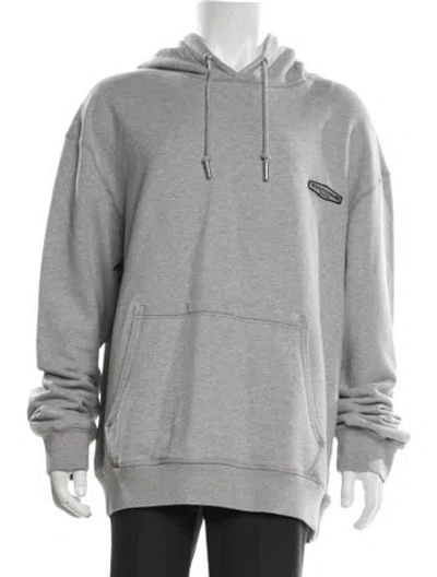 Pre-owned Wooyoungmi Crew Neck Long Sleeve Hoodie In Grey