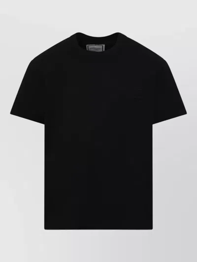 Wooyoungmi Crew Neck T Shirt Short Sleeves In Black