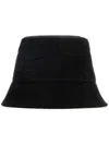 Wooyoungmi Crinkled Denim Bucket Hat In Black