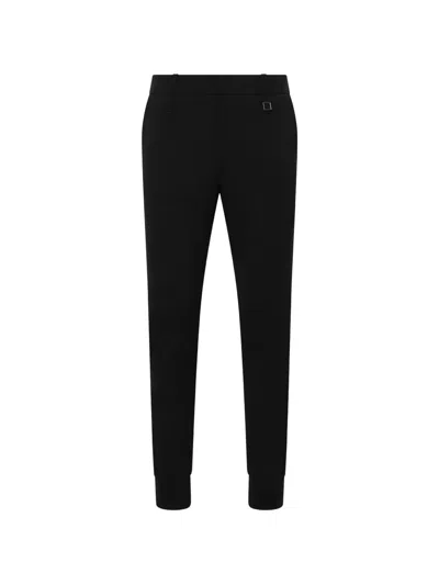 Wooyoungmi Cuffed Tailored Trousers In Black