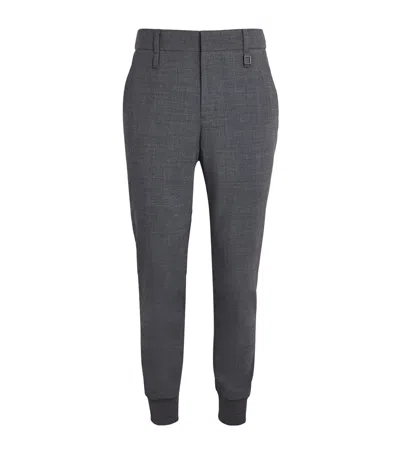 Wooyoungmi Cuffed Trousers In Gray