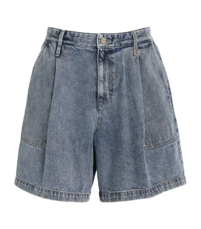 Wooyoungmi Denim Relaxed Shorts In Blue