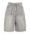 WOOYOUNGMI DENIM RELAXED SHORTS