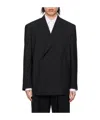 Wooyoungmi Double-breasted Suit Jacket In Black