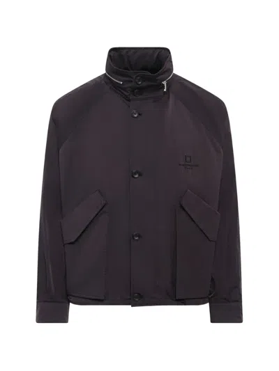 Wooyoungmi Double-pocket Hooded Jacket In Black
