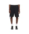 Wooyoungmi Drawstring Cargo Shorts In Black